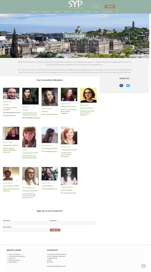 Scotland Society of Young Publishers screenshot 1